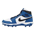 Nike Vapor Edge Pro 360 Mens Football Cleat, White/Black-royal Mid, 13