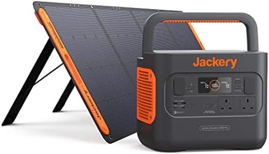Jackery Solar Generator 2000 PRO, 2160WH Power Station and 1X SolarSaga 200W with 2x230V/2200W AC Outlets, Solar Mobile Lithium Battery Pack for Outdoor RV/Van Camping, Overlanding