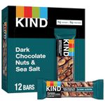 Kind Nuts & Spices, Dark Chocolate Nuts & Sea Salt, 12-Count Bars