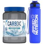 Applied Nutrition Bundle Carb X 1.2kg + Lifestyle Water Bottle 1000ml | Cyclic Dextrin Carbohydrate Powder, Intra Workout Carb Powder, Fuel Training, Quick Source of Energy, Vegan (Unflavoured)