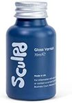 Sculpd Clear Varnish for Air Dry Clay - Premium Clear Gloss Finish For Pottery & Acrylic Paint - Waterproof, Scratch Resistant, Colorless Ceramic Sealer - Hobbies Arts & Crafts DIY (Made in UK - 70ml)