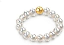 Beautiful pearls glass beads elasti