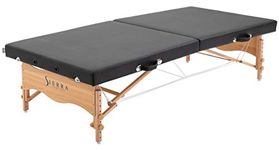 Sierra Comfort Low-Level Portable Massage Table (Black), SC-1004