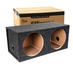 Bbox Pro Series Dual 12-Inch Sealed Subwoofer Enclosure (Charcoal)