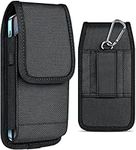 Mobile Phone Pouch Nylon Holster Case with Belt Clip Cover for iPhone 13 14 12 11 Pro Max XR X 8 7 6 Plus/Huawei/Samsung/Moto