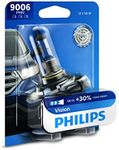 Philips 9006 Vision Upgrade Headlight Bulb with up to 30% More Vision, 1 Pack