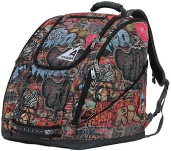 Athalon Everything Ski Boot Bag – Gear Pack with Ventilated Boot Compartments, Waterproof Bottom, Hideaway Helmet Sling, 58.5 Liter Capacity