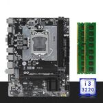 H61 Motherboard Combo with i3 3rd Gen Processor 3.0Ghz + 8GB DDR3 RAM + Free CPU Fan(2 Year Replacement Warranty & Lifetime Support)