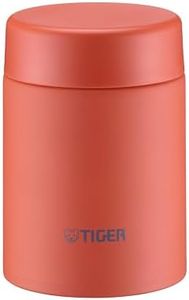 Tiger Thermos MKL-W050TL Vacuum Insulated Food Jar, 16.9 fl oz (500 ml), Heat Retention, Bento Box, Dishwasher and Dryer Safe, Wide Mouth, Round Bottom, Vermillion