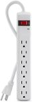 Belkin 6-Outlet Power Strip Surge Protector with 3-Foot Power Cord, 300 Joules (F5C047),White