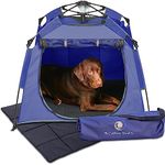 POP 'N GO Pet Playpen for Dogs and Cats - 39 x 33 Inch Dog Tent w/Carrying Bag - Outdoor Cat Enclosures Pets - Dog Travel Accessories for Camping - Navy