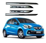 Car Half Chrome Side Beading/Side Cladding/Door Garnish/Door Protector Suitable for Honda Brio (2011-2017)