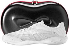 Nfinity Vengeance White Cheer Shoes for Youth Girls – High-Performance Breathable Sneakers for Cheerleading, Dance, and Sports Training – Lightweight and Durable for Competition