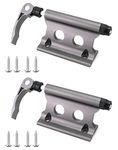 QWORK 2 Pieces Fork Mount Bicycle Quick Release Aluminum Alloy for Truck SUV Trailer