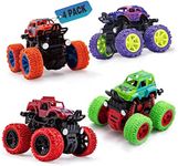 PELOSTA 4 PCS Monster Truck Toys fo