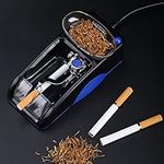 Tiyoha Electric Cigarette Rolling Machine Mini Automatic Roller Maker Plug in Cigarette Tobacco Injector Roller Fits Rolling Tube of Diameter 0.31"/8mm and Most Rolling Paper(Blue)