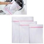 AREMOD Mesh Laundry Bags for Delicates, 3 Pack Honeycomb Mesh Wash Bags Washing Machine Lingerie Bags for Sweater Clothing Socks(1 Large, 1 Medium, 1 Small)