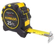 Komelon 7125 Monster MagGrip Measuring Tape with Magnetic End, 25-Foot