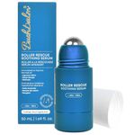 Bushbalm Roller Rescue Ingrown Hair Serum - Includes AHA and BHA - Exfoliating, Soothing, Cooling for Intimate Areas, Underarms - Helps With Razor Bumps and Ingrown Hairs, Blue 50 ml