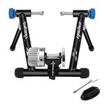 Unisky Fluid Bike Trainer Stand Indoor Riding Professional Stationary Bike Stand with Noise Reduction Wheel Steel Bicycle Exercise Training Stand for 26-29 inch or 700c Wheel