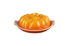 Le Creuset Stoneware Pumpkin Butter Dish, Persimmon