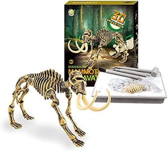 Dinosaur Fossil Digging Kit for Kids and Adult, STEM Science Jurassic Park Dino Fossil Dig Kit for Paleontology and Archeology Enthusiasts, Realistic Dig Up Dinosaurs Skeleton Set Educational Toys