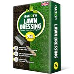 Hardys 25L Sandy Loam Lawn Dressing Top Soil - Enriched Organic Lawn Sand & Garden Soil Improver | Ideal for Fixing, Levelling, Overseeding - Fine Top Soil for Garden Grass Seeding