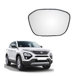 MACZO - orvm Right (Driver) Side Rear View Mirror Glass for Tata Safari BS6 New Model (2021-2023)