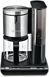 Bosch TKA8633 Coffee Maker - Coffee Makers (freestanding, Drip Coffee Maker, Coffee, Black, Stainless Steel, 50/60 Hz, CE, ROSTEST, VDE)