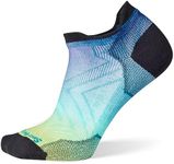 Smartwool Women's Run Zero Cushion Ombre Print Low Ankle Socks, Capri, M