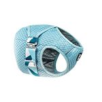 Hurtta Cooling Wrap Cooling Vest for Dogs, Summer Cooling Vest, Aquamarine Light Blue, 45-55 cm