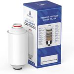 Silky Rain Shower Cartridge Replacement Filter. Reduces Hard Water and Clears Water from Chlorine, Fluoride and Heavy Metals Making Water Soft