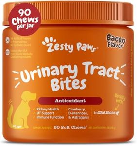 ZESTY PAWS Flavored Dog Soft Chews All Bladder Yes Antioxidant Jar