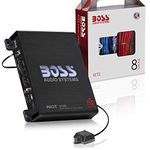 BOSS Audio Systems R1100MK - Riot 1100 Watt Monoblock, Class A/B, 2/4 Ohm Stable, Monoblock Car Amplifier with 8 Gauge Amplifier Installation Kit