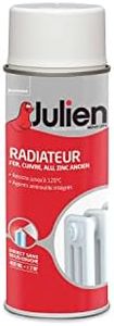 Julien Peinture Aérosol pour Radiateur en Phase Aqueuse - Blanc Brillant - 400ml