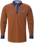 RA Rajiva Agrawal Men’s Full Sleeves T-Shirt with Elbow Patch Beige
