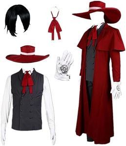GDXMCCOS US size Comic Cosplay costumes Men's Red robe Halloween suit (3X-Large)
