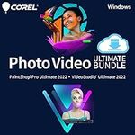 [Old Version] Corel Photo Video Ultimate Bundle 2022 | PaintShop Pro + VideoStudio | Powerful Photo and Video Editing Software [PC Download]