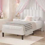 VECELO Twin Size Bed Frame with Uph