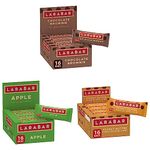 Larabar Gluten Free Chocolate Brownie Fruit and Nut Energy & Larabar Gluten Free Apple Fruit and Nut Energy Bar,16-Count & Larabar Gluten Free Peanut Butter Chocolate Chip Fruit