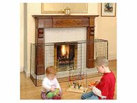 Fireside Extending Nursery Child Safety Fireguard - Black