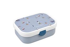 Mepal - Lunch Box Campus Little Dutch - Bento Lunch Box For Children - Lunch Box With Bento Compartment & Fork - Lunch Box With Clip Closure - BPA-Free & Dishwasher Safe - 750 ml - Sailors Bay