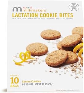 Munchkin Milkmakers Lactation Cookie Bites, Lemon Bliss, 10 Ct