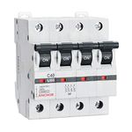 Anchor by Panasonic UNO 32 Amp Four Pole C Curve MCB | ISI Marked Four Pole 32A Miniature Circuit Breaker (98046-2)