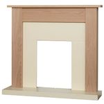 Adam Southwold Fireplace in Oak& Cream, 43 inch