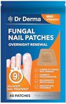 Dr Derma Fungal Nail Treatment | Toe Nail Fungal Treatment | Fungal Nail Treatment For Toenails Extra Strong Patches | 9 Hour Overnight Renewal Extra Strength Fungal Nail Patches (40 Patches)