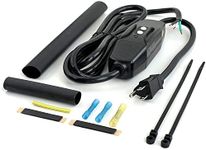 Radiant Solutions Company UL Listed Universal Power Connection Kit - Plug-Into 10-13mm Self-Regulating Heat Cable Or Heat Tape with Ground Fault Protected Plug - Gutter & Roofing Protection