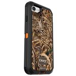 OtterBox Defender Series Case for iPhone 8 and iPhone 7 - Retail Packaging - Realtree Max 5HD (Blaze Orange/Black/Max5 Design)