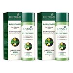 Biotique Cucumber Pore Tightening Toner| Ayurvedic and Organically Pure| Maintains Skin’s Natural pH |100% Botanical Extracts| Suitable for Normal & Oily Skin Types| 120mL (Pack of 2)