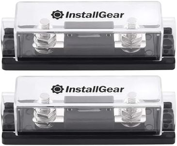 InstallGear 0/2/4 Gauge Ga ANL Fuse Holder + 300 Amp ANL Fuses (2 Pack)